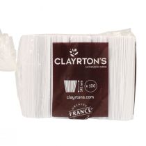 položky Plisované manžety na květináče bílé 14,5cm 100 kusů