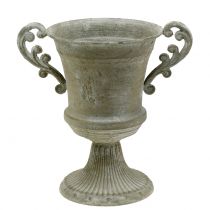 položky Starožitný šálek šedý Ø16,8cm H24,8cm