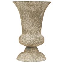 položky Kovová váza v antickém stylu, dekorativní rustikální Ø16,5 V24cm