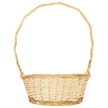 položky Dárkový koš cca 30 cm x 23 cm, světlá barva