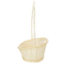 položky Dárkový koš cca 38 cm x 27 cm, světlá barva