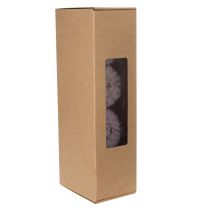 položky Obří dekorativní sušené květiny pampelišky pro moderní interiérový design 12 cm 4 ks