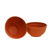 položky R-miska plastová terakota Ø19cm, 10 kusů
