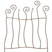 položky Trellis, pomůcka na lezení, zakřivený kov, umělecká zahradní dekorace, 72 cm