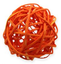 Ratanové koule 4,5cm Orange Meruňka 30p