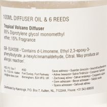 položky Difuzér do pokoje s vůní exotického kokosu a manga pro dlouhotrvající svěžest doma, 19 cm, 2 kusy