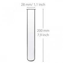 položky Zkumavka 200 mm × 27 mm