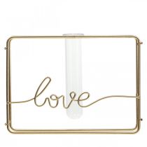 položky Držák na zkumavku kovová dekorativní váza na zkumavky 11,5 cm