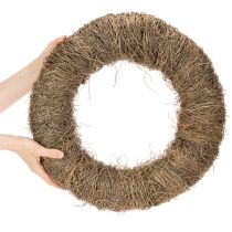 položky Věnec z vinné révy, neošetřený, kulatý, přírodní věnec k tvoření, 45 cm