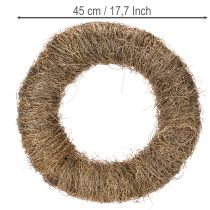 položky Věnec z vinné révy, neošetřený, kulatý, přírodní věnec k tvoření, 45 cm