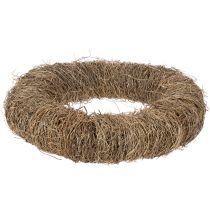 položky Věnec z vinné révy, neošetřený, kulatý, přírodní věnec k tvoření, 45 cm