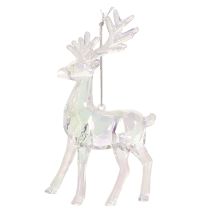 položky Akrylové ozdoby na vánoční stromeček se soby, 14 cm, 4 kusy
