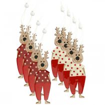 položky Sob na zavěšení, vánoční ozdoby, ozdoby na stromeček, dřevěné ozdoby na advent H13cm 8 ks