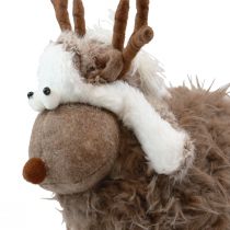 položky Dekorace na stůl sob vánoční vánoční dekorace na figurku 23cm