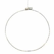Prsten s micro LED Ø38cm teplá bílá 125L bílá Do exteriéru i interiéru