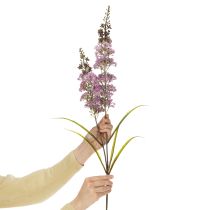 položky Umělá květina delfínia, dekorace do moderního bytového stylu, 100 cm