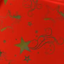 Rondella manžeta Vánoční motiv červené zlato 60cm 50p