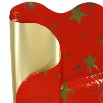 Rondella manžeta Vánoční motiv červené zlato 60cm 50p