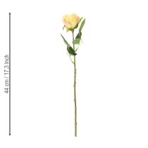 položky Květinová kytice růží pro elegantní dekoraci do obývacího pokoje 44cm 6ks