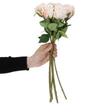 položky Umělá kytice růží pro stylovou dekoraci domova a slavnostní příležitosti, 44 cm, 6 kusů