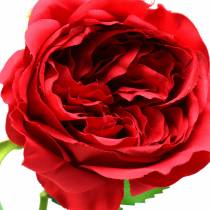 položky Růže umělá květina červená 72cm
