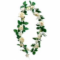 Romantická růžová girlanda hedvábný květ umělá růže 160 cm