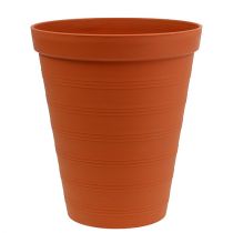 položky Hrnec na růže plastový 19cm terakota 1 ks