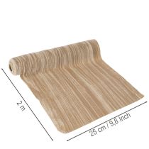 položky Ubrus ze sametové stuhy, drcený samet 25 cm 2 m