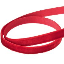 položky Dekorativní stuha sametová stuha červená 10mm 20m