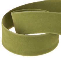 položky Sametová stuha mechově zelená 25mm 7m