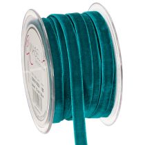 položky Sametová stuha na roli, ozdobná stuha na dárkové balení, 10 mm, 20 m