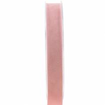 Sametová stuha růžová 15mm 7m