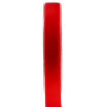 Sametová stuha červená 20mm 10m