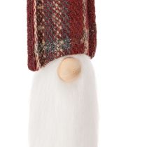 položky Vánoční ozdobné elfské kolíky, Santa Claus s plstěnou čepicí, 58 cm, 6 kusů