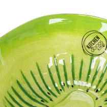 položky Keramická servírovací mísa, design kiwi. Ideální pro stylové jídelní stoly a bufety. 15 cm.