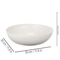 položky Velká kulatá mísa, univerzální dekorativní mísa, 30 cm
