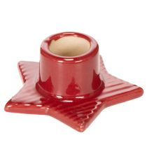 položky Svícen ve tvaru hvězdy pro kuželové svíčky, adventní a vánoční, 8 cm, 2 kusy