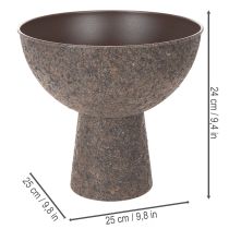 položky Kulatý květináč na stojanu, moderní květináč, 25 cm