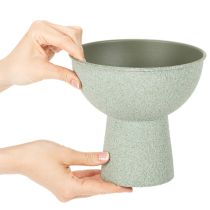 položky Moderní kulatý květináč na vysokém podstavci, 18 cm