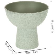 položky Moderní kulatý květináč na vysokém podstavci, 18 cm