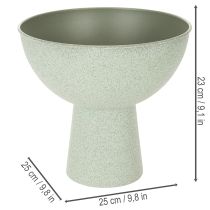 položky Miska se stojanem na rostliny, dekorativní miska, 25 cm