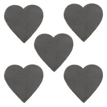 položky Břidlicová dekorace ve tvaru srdce pro stylovou výzdobu stolu a kreativní nápady