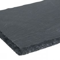 položky Břidlicová deska dlouhá, dekorativní tác přírodní kámen 40×13cm 2ks