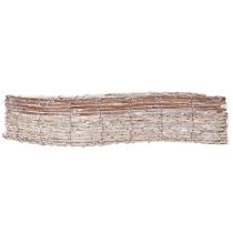 položky Podlouhlý květináč na vrbové větve s fólií, dekorativní miska, 45 cm, 1 sada