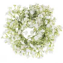 položky Gypsophila věnec Malý umělý květinový věnec Ø18cm