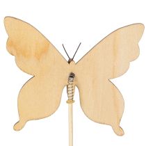 položky Kůlky ve tvaru motýla, ideální jako poutače do zahrady nebo květináče, 29 cm, 12 kusů