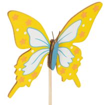 položky Trsátka na květiny, tvořivé potřeby, motiv motýla na zdobení dárkového balení, 28,5 cm, 12 kusů