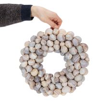položky Šnečí věnec k zavěšení, dekorativní věnec, námořní styl, Nathai, Ø35cm
