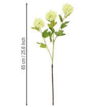 položky Umělý zelený keř sněhové koule, 65 cm, 2 kusy