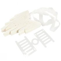 položky Vánoční papírová dekorace sněhová vločka, hvězda, bílá, Ø50cm